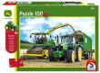 Opakowanie Puzzle 100 John Deere Traktor 6195M + zabawka G3