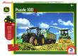 Opakowanie Puzzle 100 John Deere Traktor 7310R + zabawka G3