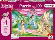 Opakowanie Puzzle 100 Schleich + Bayala Świat elfów + figurka