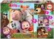 Opakowanie Puzzle 12+16+20+25 Masza i Niedźwiedź G3