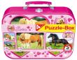 Opakowanie Puzzle 2x26 + 2x48 w walizce Love/Konie G3