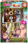 Opakowanie Puzzle 2x48 Masza i Niedźwiedź G3