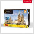 Puzzle 3D Sagrada Familia Barcelona National Geographic. Wydawca: Cubic Fun. Dadada.pl Opakowanie Puzzle 3D Sagrada Familia Barcelona National Geographic
