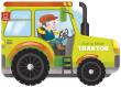 Świat na kółkach. Traktor. Autor: Bogusław Michalec     Marcin Szyma     Grzegorz Petryszak. Dadada.pl Okładka książki Świat na kółkach. Traktor