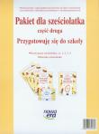 Okładka książki Sześciolatek cz.2 PAKIET Przygotowuję się do.. NE