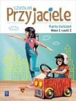 Szkolni przyjaciele. Ćwiczenia 1/2 WSiP. Autor: Ewa Schumacher, Zarzycka Irena, Kinga Preibisz-Wala. Dadada.pl Okładka książki Szkolni przyjaciele. Ćwiczenia 1/2 WSiP