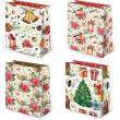 Opakowanie Torebki ozdobne święta T2L set S28 Farby wodne