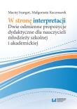 Okładka książki W stronę interpretacji