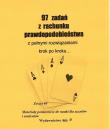 97 zadań z rachunku prawdopodobieństwa z pełnymi... Autor: Regel Wiesława. Dadada.pl Okładka książki 97 zadań z rachunku prawdopodobieństwa z pełnymi..