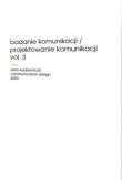 Okładka książki Badanie komunikacji/Projektowanie komunikacji
