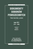 Dokumenty Soborów Powszechnych T. 4/1 twarda. Autor: Ks. Arkadiusz Baron, Henryk Pietras SJ. Dadada.pl Okładka książki Dokumenty Soborów Powszechnych T. 4/1 twarda