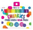 Opakowanie Farby w kredce Chunkies Paint Sticks Neon 6szt
