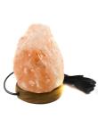 Zdjęcie produktu Lampa solna himalajska na USB mała naturalna różowa
