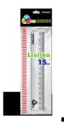 Opakowanie Linijka aluminiowa 15cm