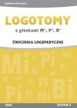 Okładka książki LOGOTOMY z głoskami M, P, B Ćwiczenia logopedyczne