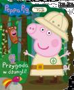 Okładka książki Peppa Pig. Przyjaciele z bajki.Przygoda w dżungli!