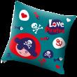 Opakowanie Poduszka Love Pirates 45x45cm KL10511