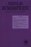 Przegląd Humanistyczny 2/2020. Autor: Mróz Maciej. Dadada.pl Okładka książki Przegląd Humanistyczny 2/2020