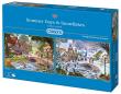 Opakowanie Puzzle 2x500 Letnie dni/Płatki śniegu G3