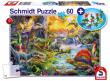 Opakowanie Puzzle 60 Dinozaury + zestaw figurek G3