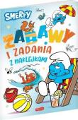 Smerfy. Zabawy i zadania z naklejkami. Autor: Marta Stochmiałek. Dadada.pl Okładka książki Smerfy. Zabawy i zadania z naklejkami