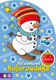 Świąteczne kolorowanki. Bałwankowa kolorowanka.. Autor: Opracowanie zbiorowe. Dadada.pl Okładka książki Świąteczne kolorowanki. Bałwankowa kolorowanka.