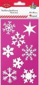 Opakowanie Szablon plastikowy 105 x180mm płatki śniegu