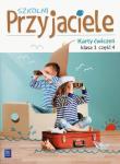 Szkolni przyjaciele. Ćwiczenia 1/4 WSiP. Autor: Ewa Schumacher, Zarzycka Irena, Kinga Preibisz-Wala. Dadada.pl Okładka książki Szkolni przyjaciele. Ćwiczenia 1/4 WSiP