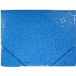 Opakowanie Teczka A4 z gumką wzory niebieska