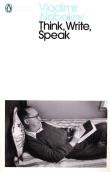 Think, Write, Speak. Autor: Nabokov Vladimir. Dadada.pl Okładka książki Think, Write, Speak