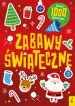 Zabawy świąteczne. Ponad 1000 naklejek. Autor: Opracowanie zbiorowe. Dadada.pl Okładka książki Zabawy świąteczne. Ponad 1000 naklejek