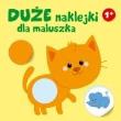 Okładka książki Duże naklejki dla maluszka - kotek 1+