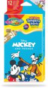 Opakowanie Farby Colorino Kids tempera w tubach 12 kolorów 12 ml Mickey
