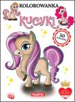 Kolorowanka z naklejkami. Kucyki. Autor: KLAUDIA JĘDRYSIAK. Dadada.pl Okładka książki Kolorowanka z naklejkami. Kucyki