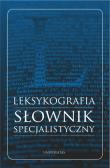 Okładka książki Leksykografia Słownik specjalistyczny