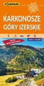 Okładka książki Mapa tur. wodoodporna Karkonosze, Góry Izerskie