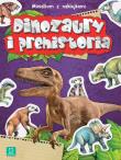 Okładka książki Minialbum z naklejkami. Dinozaury i prehistoria