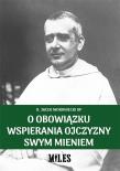 Okładka książki O obowiązku wspierania Ojczyzny swym mieniem