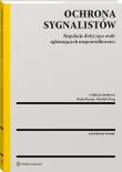Ochrona sygnalistów. Autor: Baran Beata, Ożóg Michał. Dadada.pl Okładka książki Ochrona sygnalistów