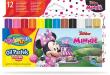 Opakowanie Pastele olejne Colorino Kids trójkątne 12 kolorów Minnie