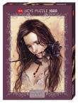 Opakowanie Puzzle 1000 Czarna róża, Frances Victoria