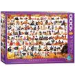 Opakowanie Puzzle 1000 Halloween zwierząt domowych 6000-5416