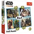 Opakowanie Puzzle 4w1 Mandalorian i jego świat TREFL