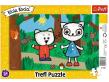 Opakowanie Puzzle ramkowe 15 Kicia Kocia w lesie TREFL