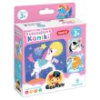 Puzzle Układam koniki 3+. Autor: Opracowanie zbiorowe. Dadada.pl Okładka książki Puzzle Układam koniki 3+