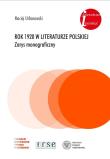 Rok 1920 w literaturze polskiej.. Autor: Urbanowski Maciej. Dadada.pl Okładka książki Rok 1920 w literaturze polskiej.