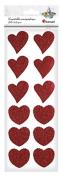 Opakowanie Samoprzylepne serca mix czerwone
