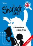 Sherlock Junior i niedźwiedź z Londynu. Autor: Thilo. Dadada.pl Okładka książki Sherlock Junior i niedźwiedź z Londynu