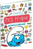 Smerfy na tropie. Szukaj i znajdź. Autor: Marta Stochmiałek. Dadada.pl Okładka książki Smerfy na tropie. Szukaj i znajdź