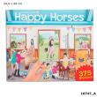 Opakowanie Zestaw z naklejkami koniki Happy Horses 10747
